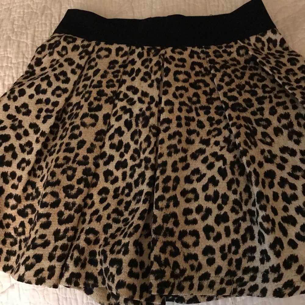 Zara animal print shorts